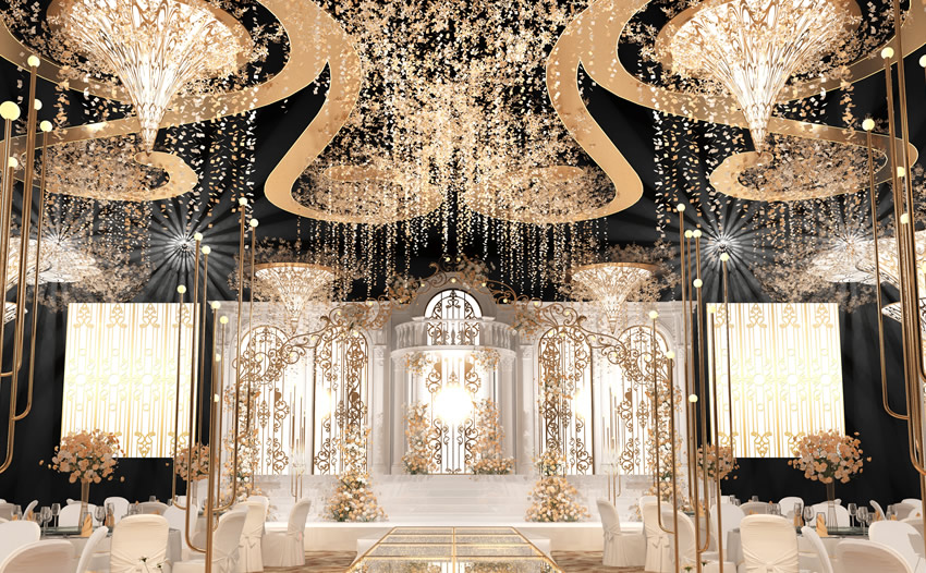 炉霍花木兰喜事汇金色大厅效果展示